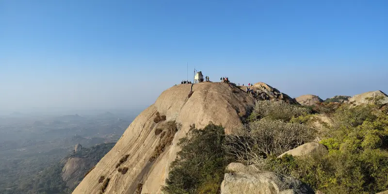 View of Savandurga Trek