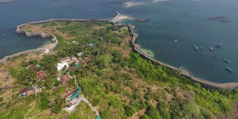 View of Sindhudurg Fort