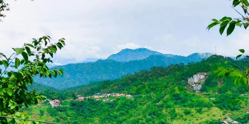View of Solan hill station