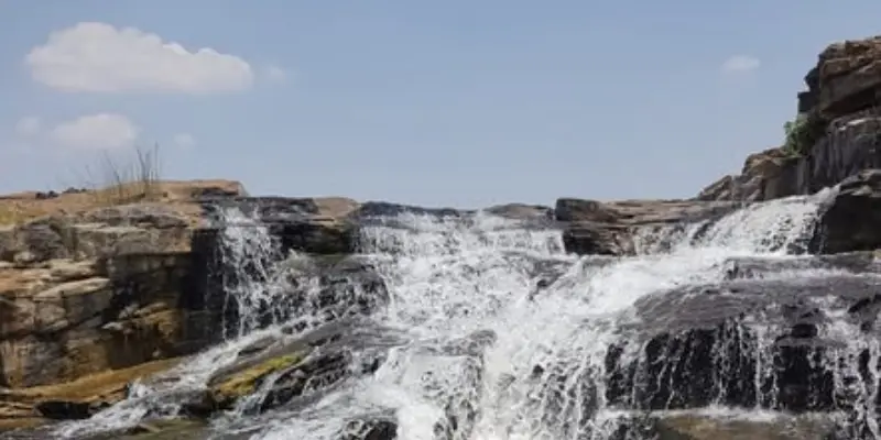 View of Sultangarh waterfall