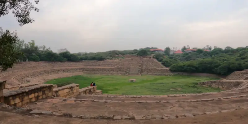 View of Surajkund lake