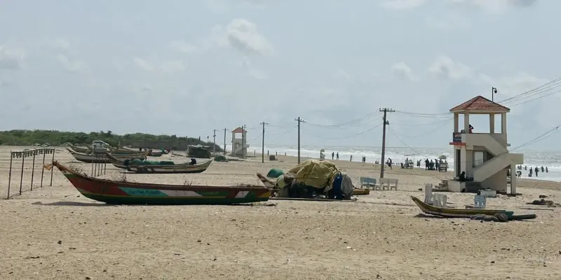 View of Suryalanka beach