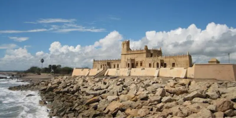 View of Tharangambadi beach