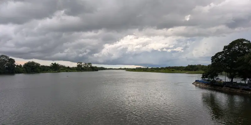 View of Theperambur dam