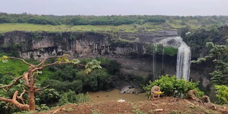 View of Tincha falls