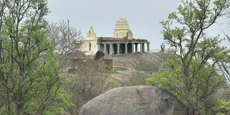 Uttari Betta Trek Temple uttari betta trek