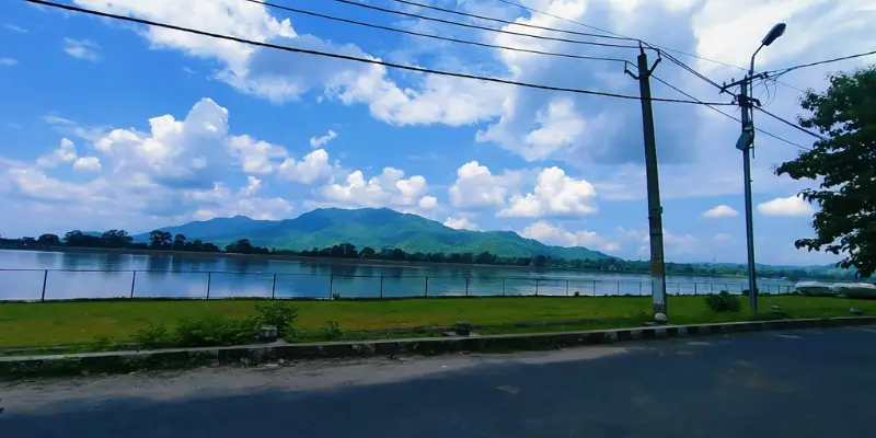 View of Valmikinagar hills