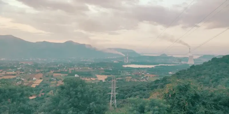 View of Vanavasi reserved forest