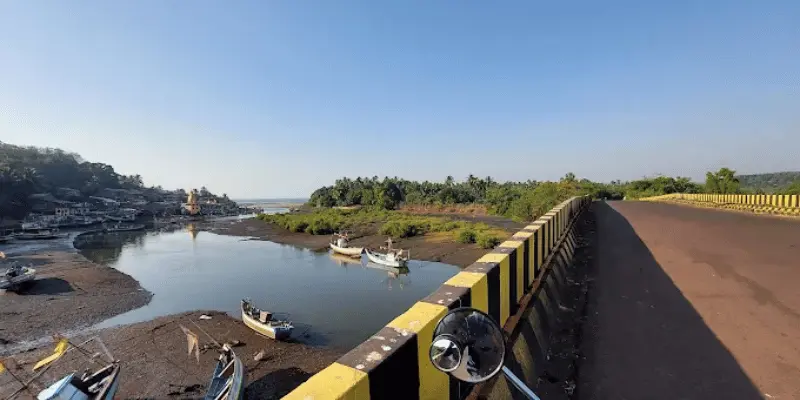 Varavade Khadi Bridge View View of Varavade khadi bridge