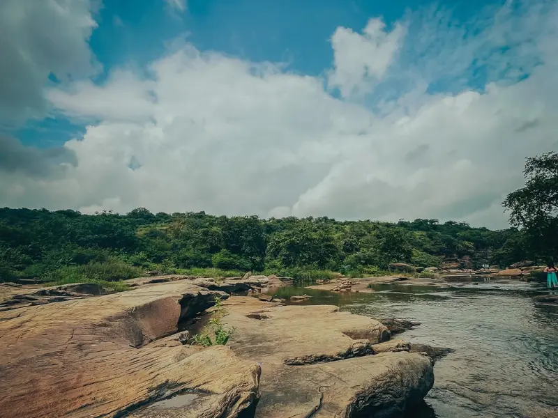 Lakhaniya Dari Waterfall Near Varanasi