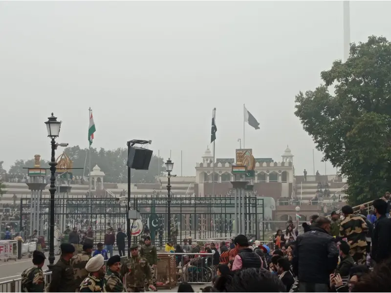 Visit Wagah Border near Amritsar within 100 kms